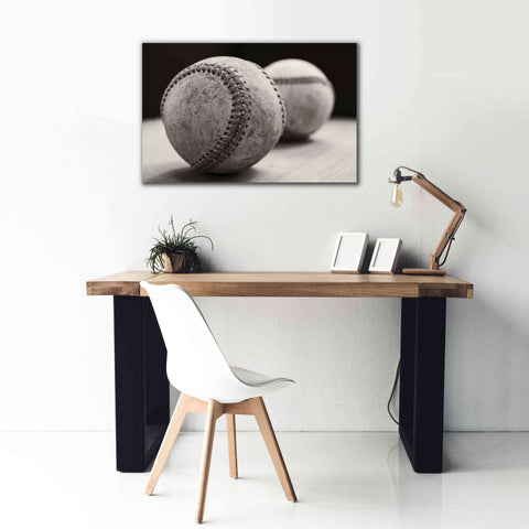Image of 'Old Baseballs' by Edward M. Fielding, Giclee Canvas Wall Art,40x26