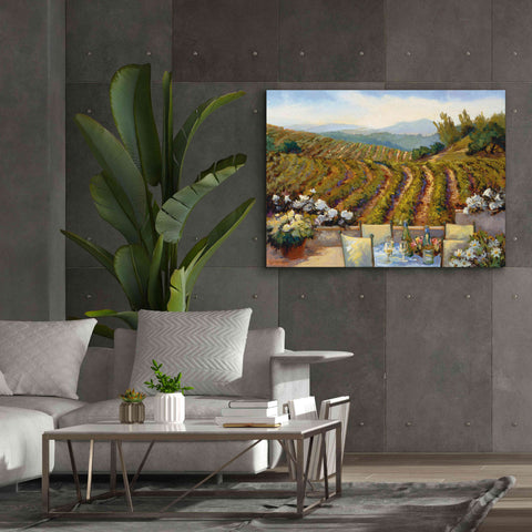 Image of 'Vineyards to Mount St. Helena' by Ellie Freudenstein, Giclee Canvas Wall Art,54x40