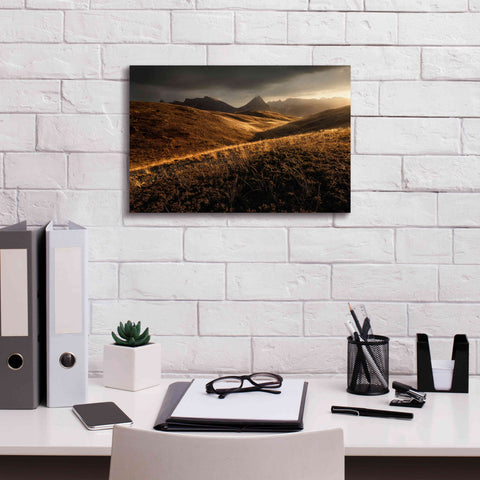 Image of 'Last Autumn Light' by Enrico Fossati, Giclee Canvas Wall Art,18x12