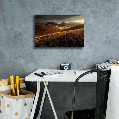 Image of 'Last Autumn Light' by Enrico Fossati, Giclee Canvas Wall Art,18x12