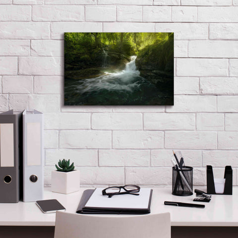 Image of 'Stream of Life' by Enrico Fossati, Giclee Canvas Wall Art,18x12