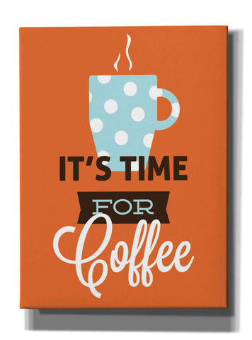 Image of 'Coffee Time (Orange)' by Genesis Duncan, Giclee Canvas Wall Art