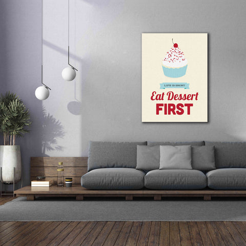 Image of 'Eat Dessert First' by Genesis Duncan, Giclee Canvas Wall Art,40x54