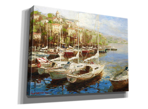 Image of 'Harbor Bay' by Furtesen, Giclee Canvas Wall Art