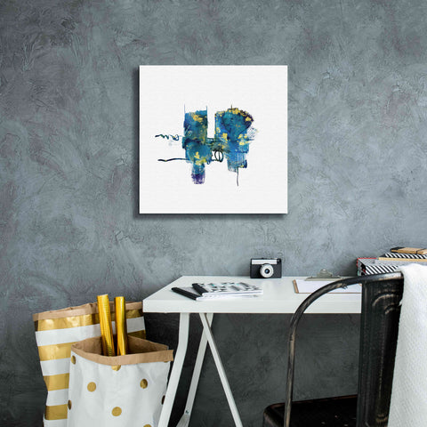 Image of 'Eastern Visions 13' by Jaclyn Frances, Giclee Canvas Wall Art,18x18