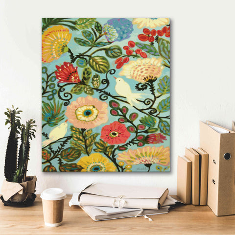 Image of 'Sweet Cottage Garden' by Karen Fields, Giclee Canvas Wall Art,20x24
