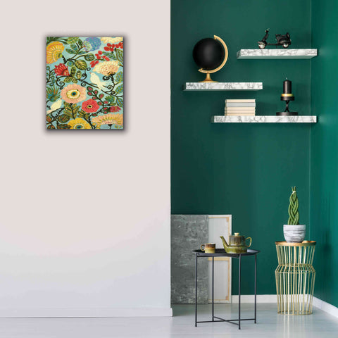 Image of 'Sweet Cottage Garden' by Karen Fields, Giclee Canvas Wall Art,20x24