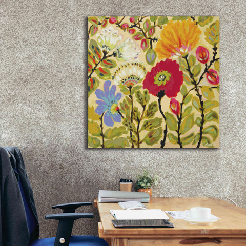Image of 'Autumn Fresh Garden' by Karen Fields, Giclee Canvas Wall Art,37x37