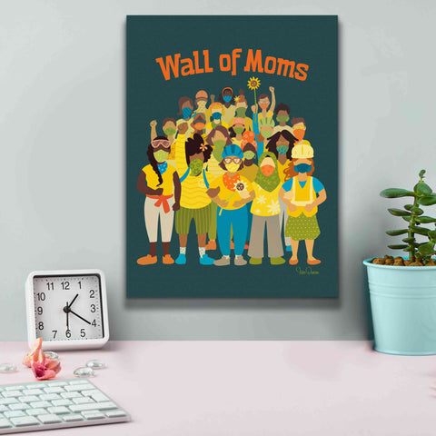 Image of 'Wall of Moms' by Kris Duran, Giclee Canvas Wall Art,12x16