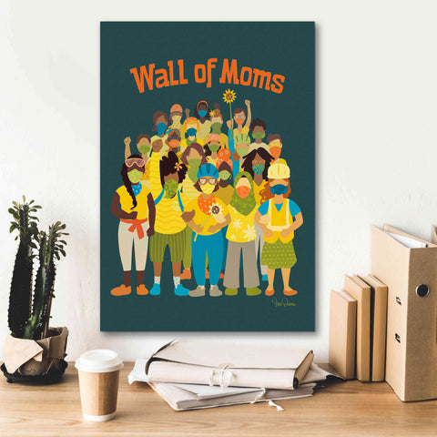 Image of 'Wall of Moms' by Kris Duran, Giclee Canvas Wall Art,18x26