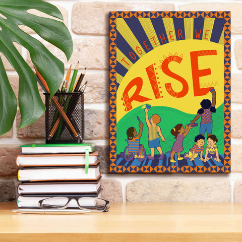 Image of 'Together We Rise' by Kris Duran, Giclee Canvas Wall Art,12x16