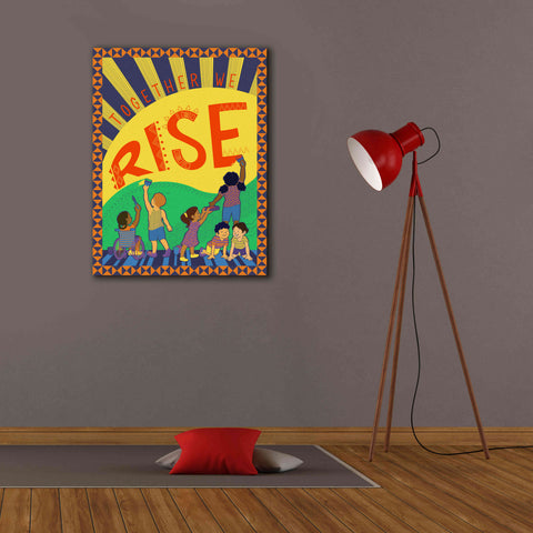 Image of 'Together We Rise' by Kris Duran, Giclee Canvas Wall Art,26x34