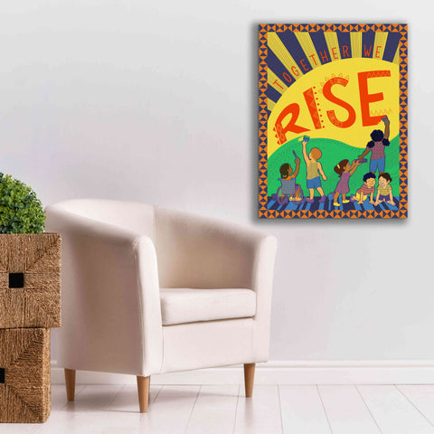 Image of 'Together We Rise' by Kris Duran, Giclee Canvas Wall Art,26x34