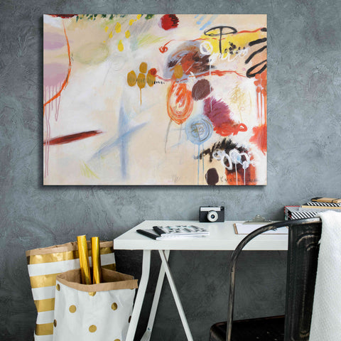 Image of 'Catching Bubbles' by Kyoko Fischer, Giclee Canvas Wall Art,34x26