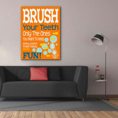 Image of 'Ocean Bubble Friends 1' by Leslie Fuqua, Giclee Canvas Wall Art,40x54