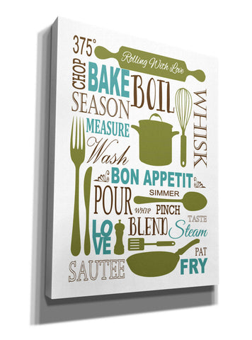 Image of 'Culinary Love 1 in Color' by Leslie Fuqua, Giclee Canvas Wall Art