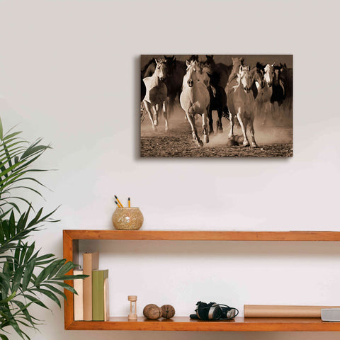 Image of 'About Face' by Lisa Dearing, Giclee Canvas Wall Art,18x12