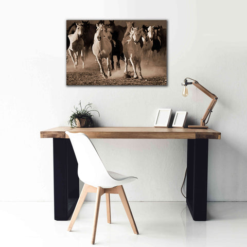 Image of 'About Face' by Lisa Dearing, Giclee Canvas Wall Art,40x26