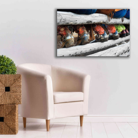 Image of 'Boots & Spurs' by Lisa Dearing, Giclee Canvas Wall Art,40x26