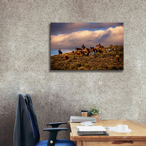 Image of 'Chasing Thunder' by Lisa Dearing, Giclee Canvas Wall Art,40x26