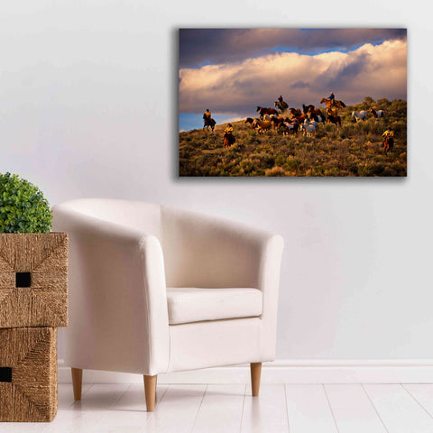 Image of 'Chasing Thunder' by Lisa Dearing, Giclee Canvas Wall Art,40x26