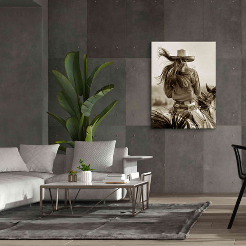 Image of 'Cowgirl' by Lisa Dearing, Giclee Canvas Wall Art,40x54
