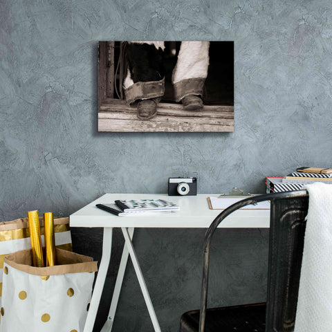 Image of 'Furry Chaps' by Lisa Dearing, Giclee Canvas Wall Art,18x12