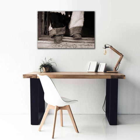 Image of 'Furry Chaps' by Lisa Dearing, Giclee Canvas Wall Art,40x26