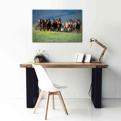 Image of 'Montana Thunder' by Lisa Dearing, Giclee Canvas Wall Art,40x26