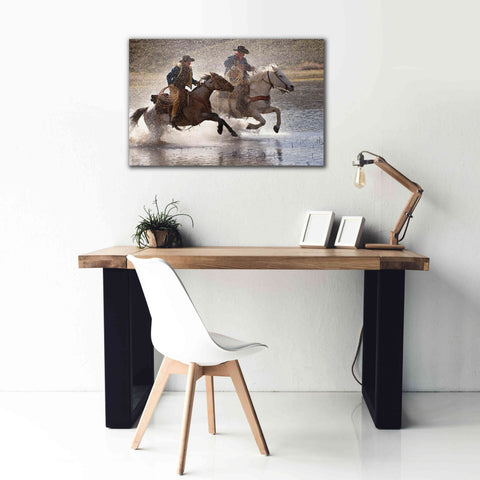 Image of 'Splash Dance' by Lisa Dearing, Giclee Canvas Wall Art,40x26