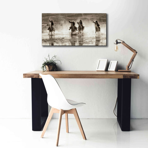 Image of 'Splash Dance II' by Lisa Dearing, Giclee Canvas Wall Art,40x20