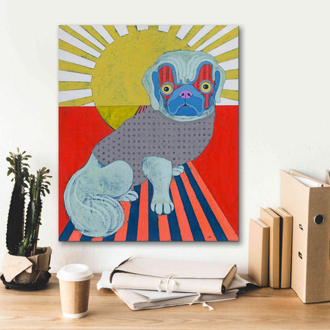 Image of 'Pekingese' by Lizzy Davis, Giclee Canvas Wall Art,20x24