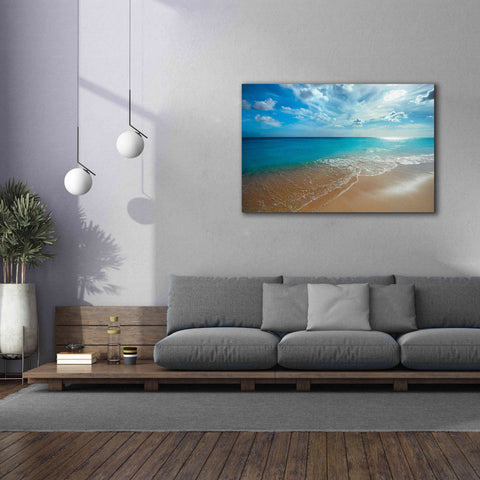 Image of 'Turquoise Tranquility' by Lizzy Davis, Giclee Canvas Wall Art,60x40