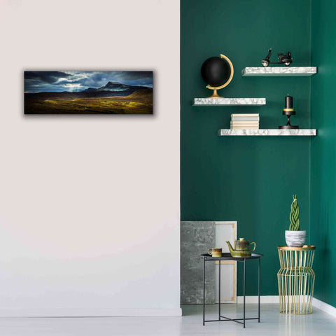 Image of 'Quiraing Lightpools' by Lynne Douglas, Giclee Canvas Wall Art,36x12