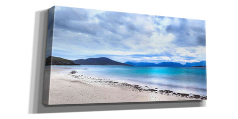 Image of 'Taransay Teal' by Lynne Douglas, Giclee Canvas Wall Art