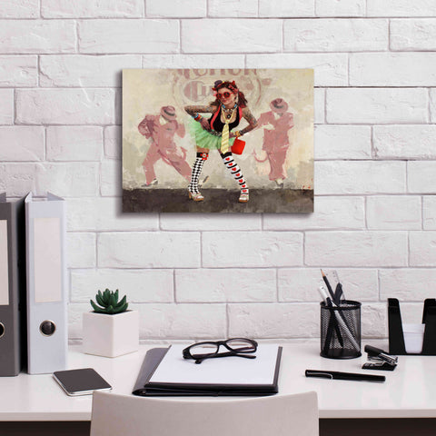 Image of 'Devil or Angel' by Michael Fitzpatrick, Giclee Canvas Wall Art,16x12