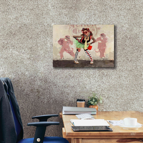 Image of 'Devil or Angel' by Michael Fitzpatrick, Giclee Canvas Wall Art,24x20