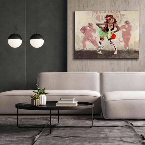 Image of 'Devil or Angel' by Michael Fitzpatrick, Giclee Canvas Wall Art,54x40
