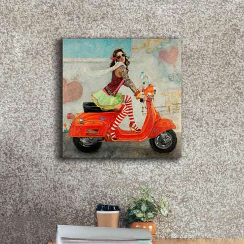Image of 'This Is How I Roll' by Michael Fitzpatrick, Giclee Canvas Wall Art,18x18