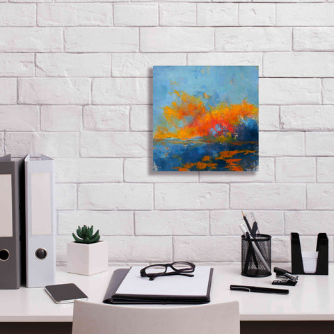 Image of 'Blue on Blue' by Patrick Dennis, Giclee Canvas Wall Art,12x12