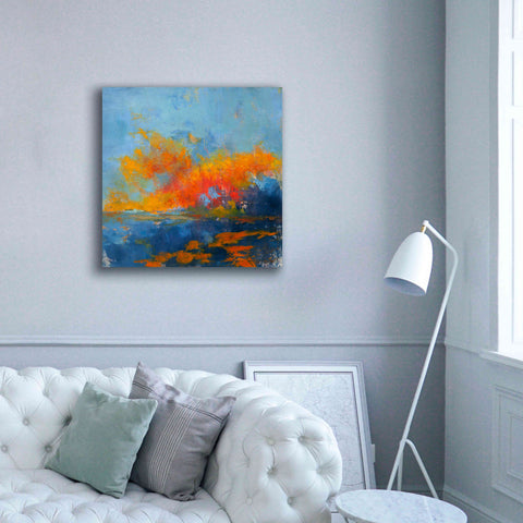 Image of 'Blue on Blue' by Patrick Dennis, Giclee Canvas Wall Art,37x37