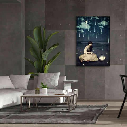 Image of 'A Basket of Wishes' by Paula Belle Flores, Giclee Canvas Wall Art,40 x 60