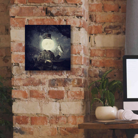 Image of 'Full Moon' by Paula Belle Flores, Giclee Canvas Wall Art,12 x 12