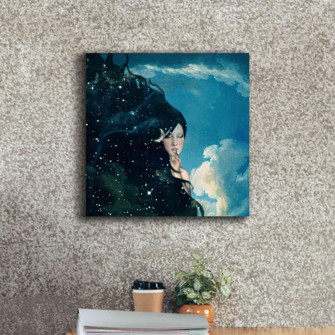 Image of 'Lady Night' by Paula Belle Flores, Giclee Canvas Wall Art,18 x 18