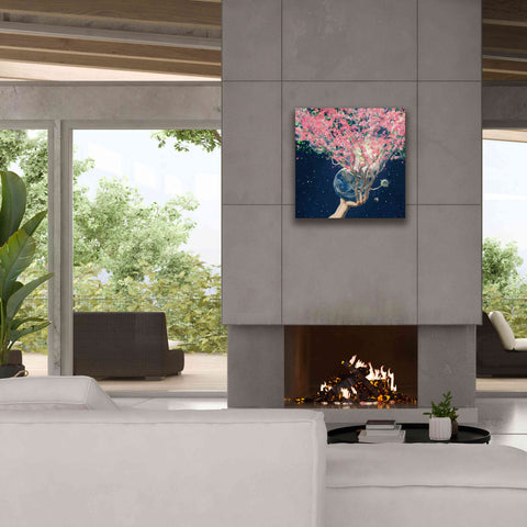 Image of 'Love Makes The Faith Bloom' by Paula Belle Flores, Giclee Canvas Wall Art,26 x 26