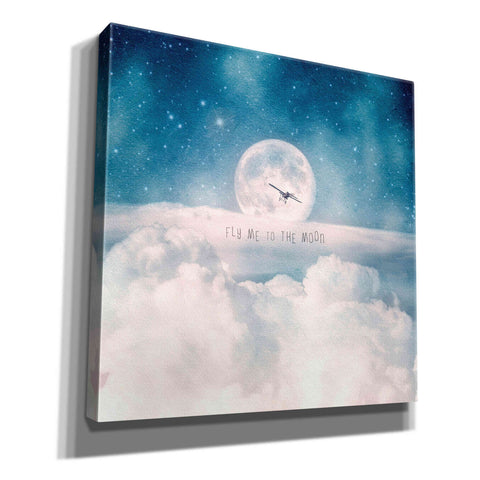 Image of 'Moonrise Over the Clouds' by Paula Belle Flores, Giclee Canvas Wall Art