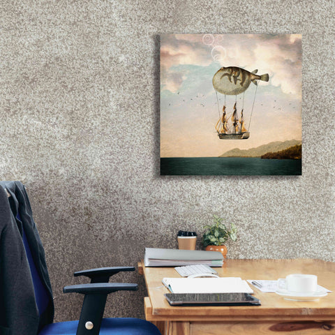 Image of 'The Big Journey' by Paula Belle Flores, Giclee Canvas Wall Art,26 x 26