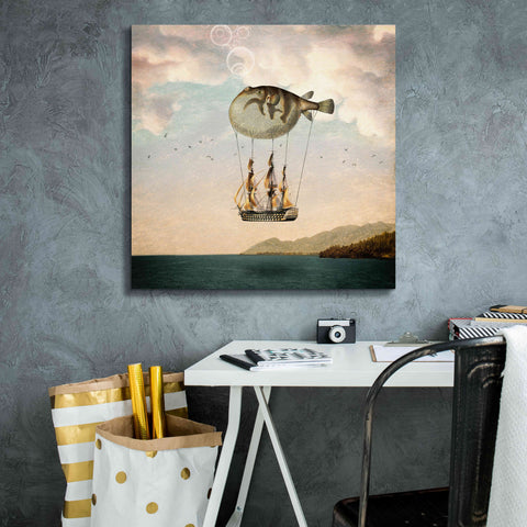 Image of 'The Big Journey' by Paula Belle Flores, Giclee Canvas Wall Art,26 x 26