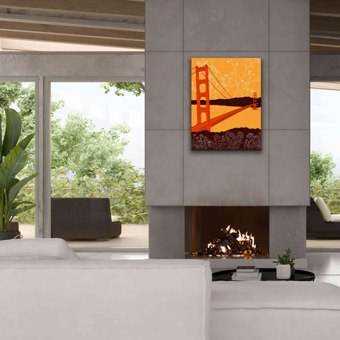 Image of 'Golden Gate Bridge - Headlands' by Shane Donahue, Giclee Canvas Wall Art,26 x 34