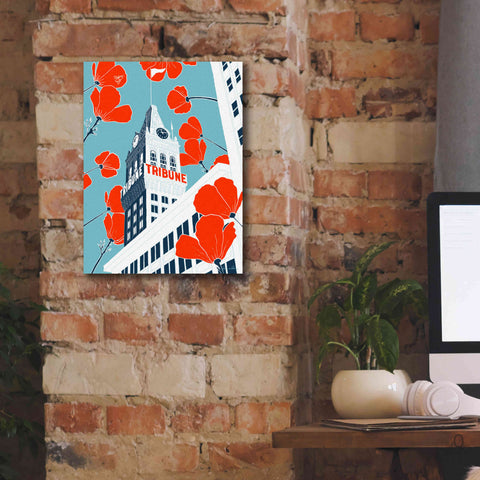 Image of 'Tribune Tower - Oakland' by Shane Donahue, Giclee Canvas Wall Art,12 x 16
